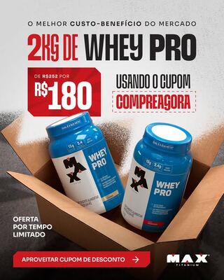 Anúncio da Max Titanium